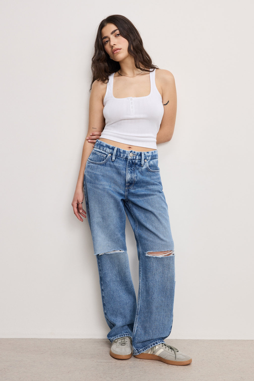 Luxury GOOD PETITE 90S JEANS INDIGO893