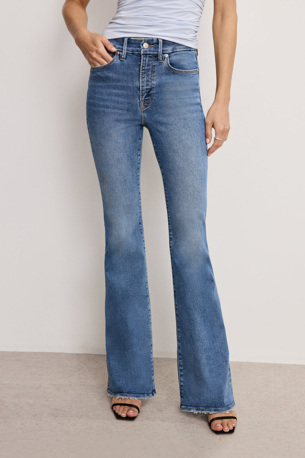 Luxury ALWAYS FITS GOOD LEGS FLARE JEANS INDIGO316