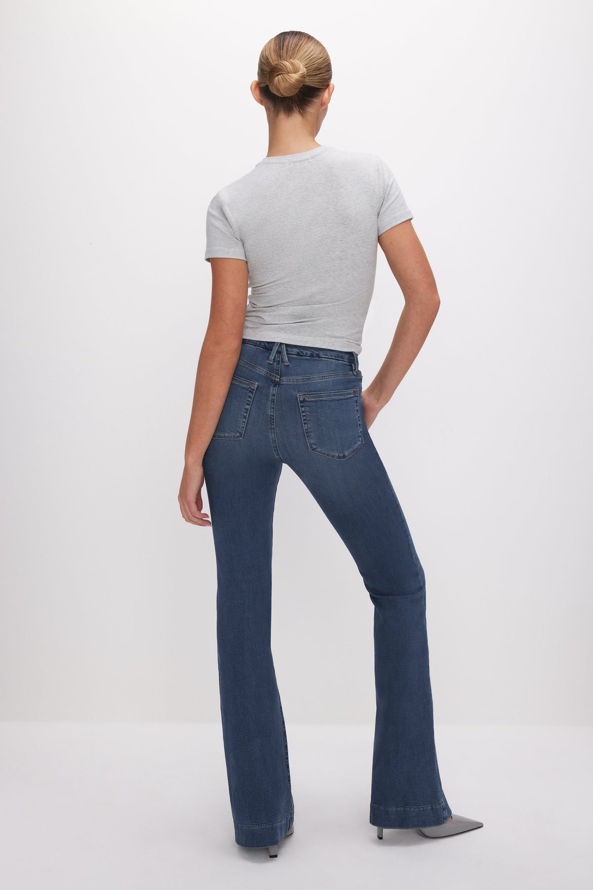 Luxury GOOD LEGS FLARE JEANS BLUE004