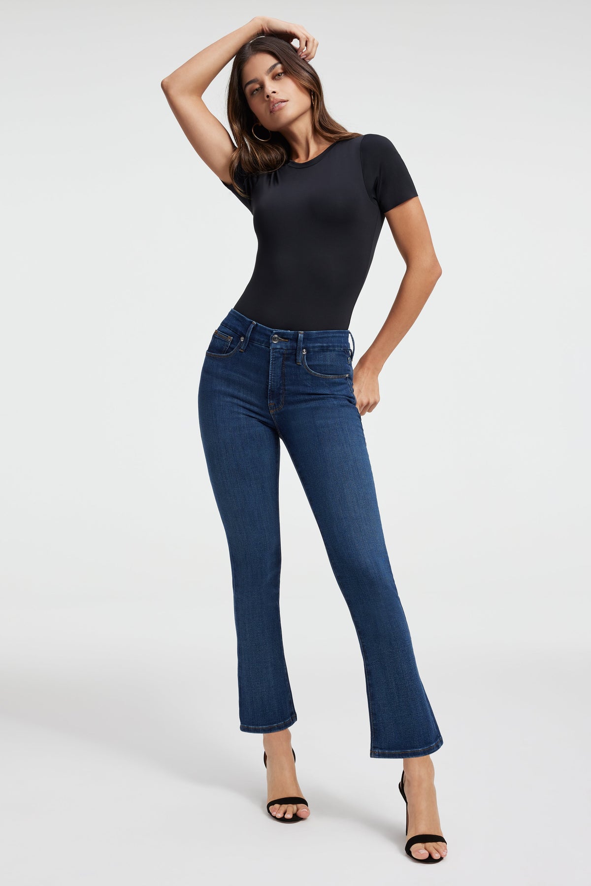 Luxury GOOD LEGS STRAIGHT JEANS BLUE004