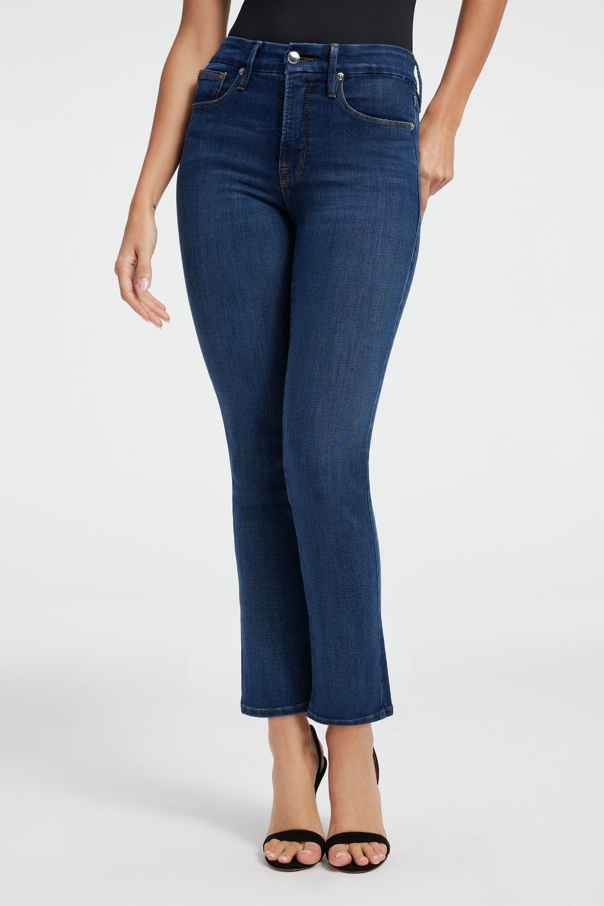 Luxury GOOD LEGS STRAIGHT JEANS BLUE004