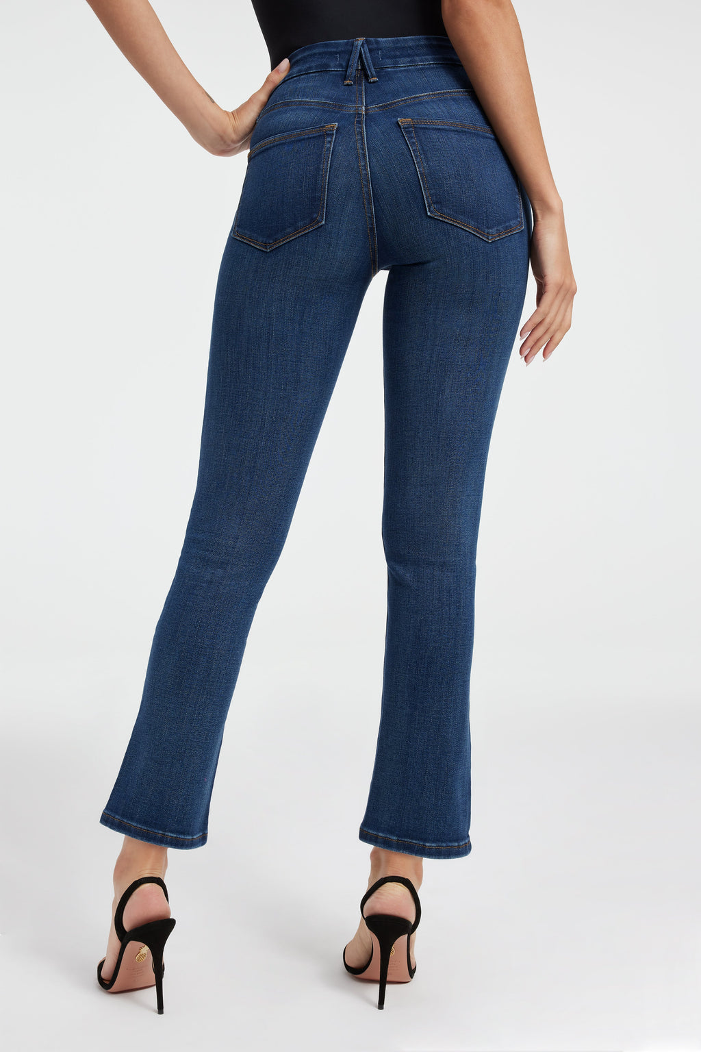 Luxury GOOD LEGS STRAIGHT JEANS BLUE004