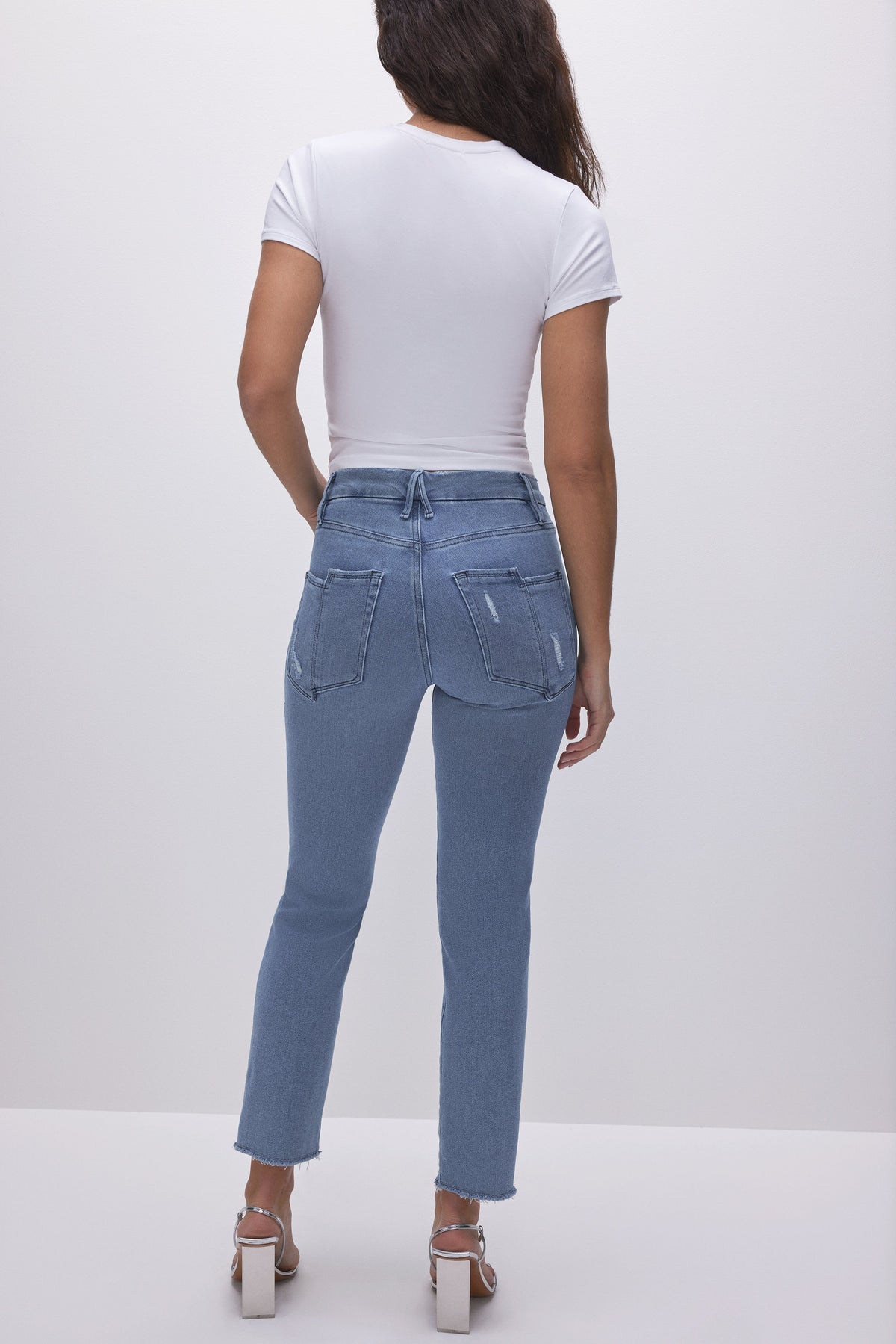 Luxury GOOD LEGS STRAIGHT JEANS BLUE449