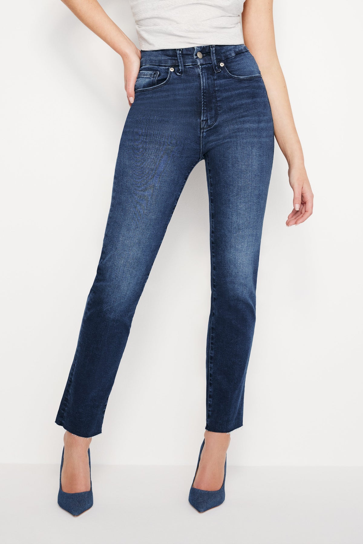 Luxury ALWAYS FITS GOOD CLASSIC SLIM STRAIGHT JEANS INDIGO446