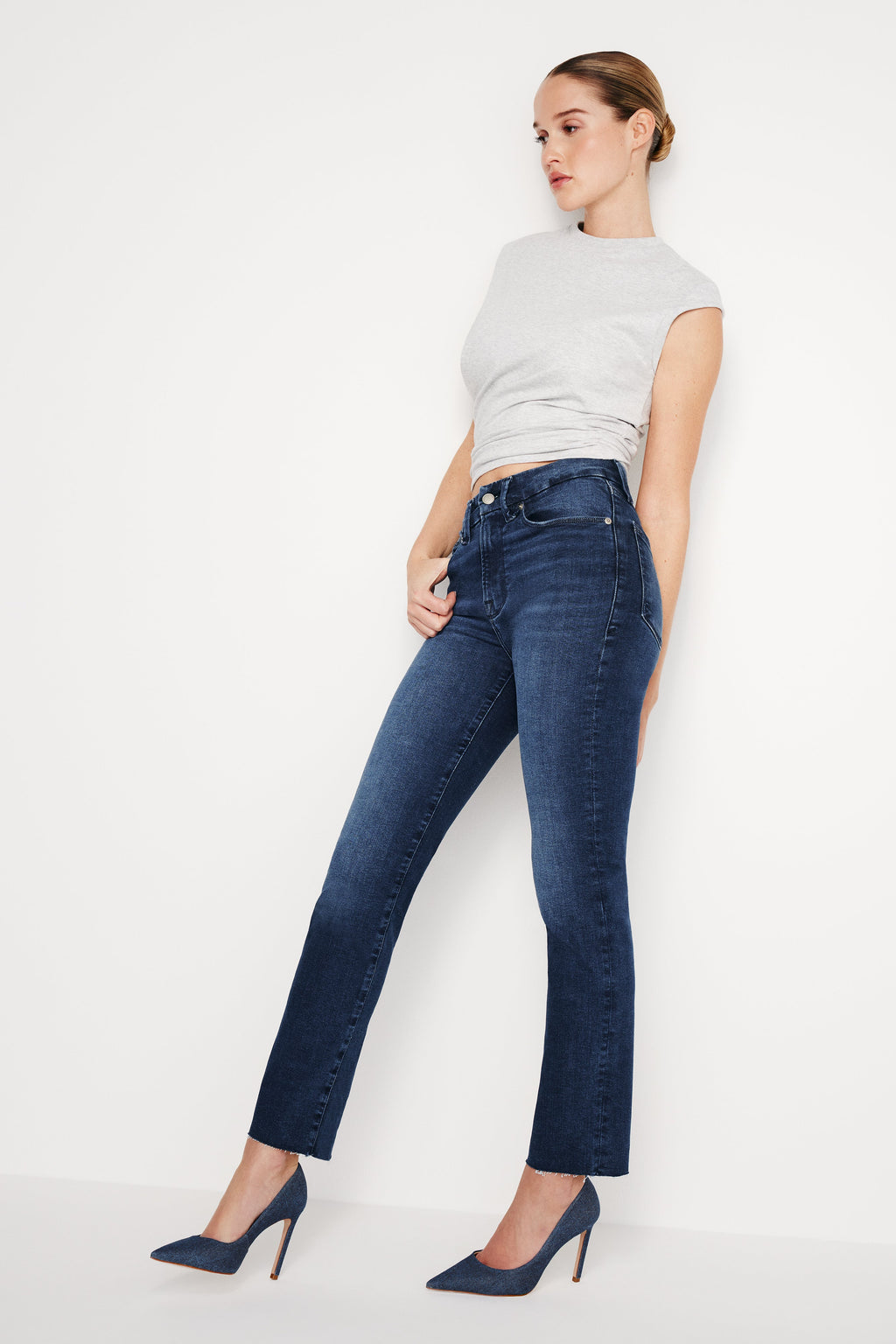 Luxury ALWAYS FITS GOOD CLASSIC SLIM STRAIGHT JEANS INDIGO446