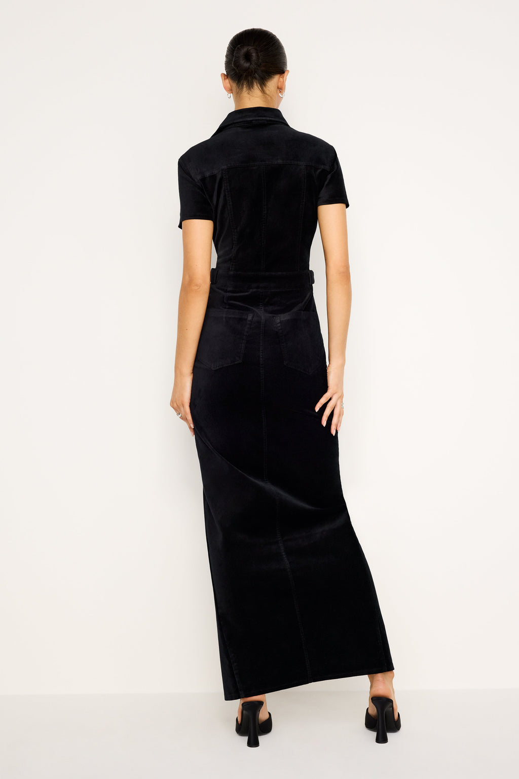 Luxury VELVET FIT FOR SUCCESS MAXI BLACK001