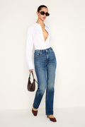 Luxury GOOD ICON STRAIGHT JEANS INDIGO605