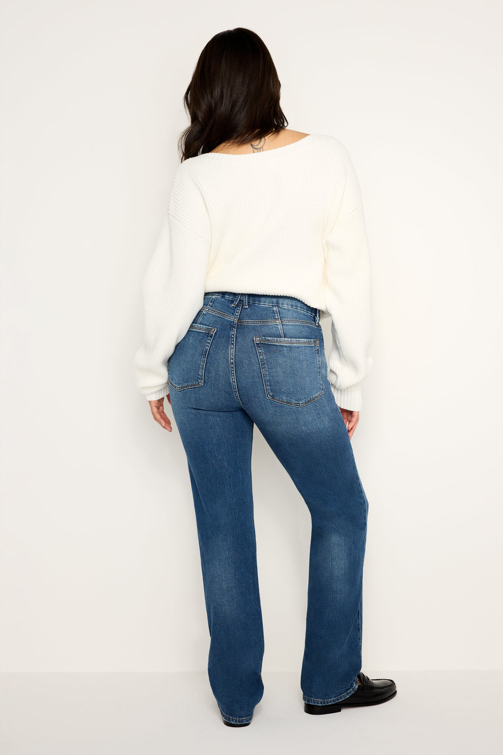 Luxury GOOD ICON STRAIGHT JEANS INDIGO605