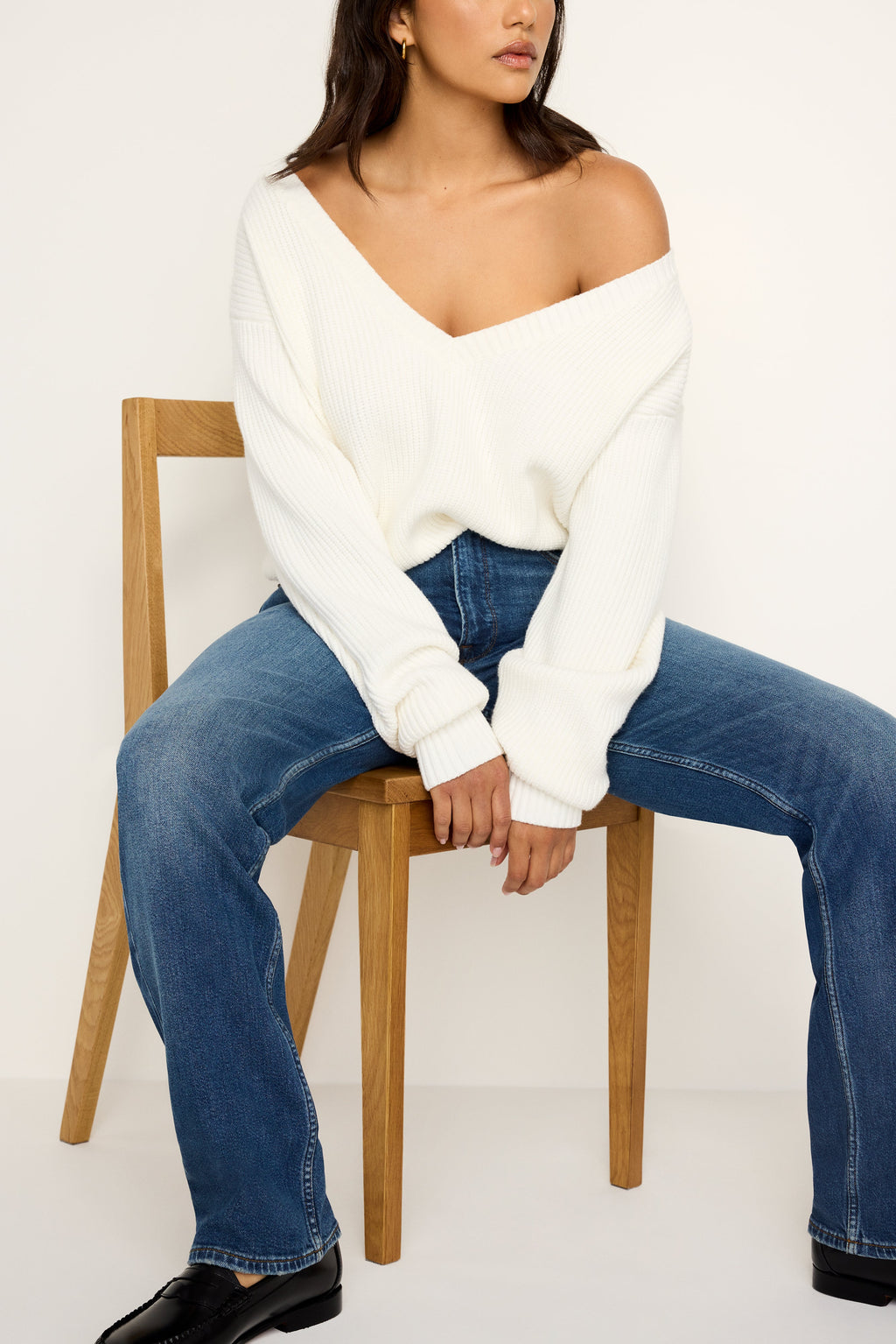 Luxury GOOD ICON STRAIGHT JEANS INDIGO605