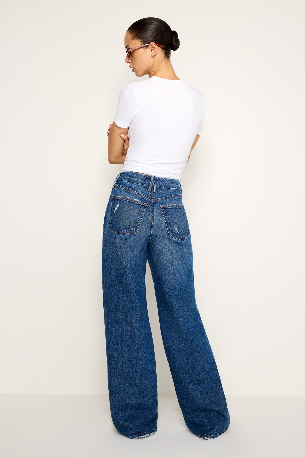 Luxury GOOD SKATE WIDE LEG JEANS INDIGO713