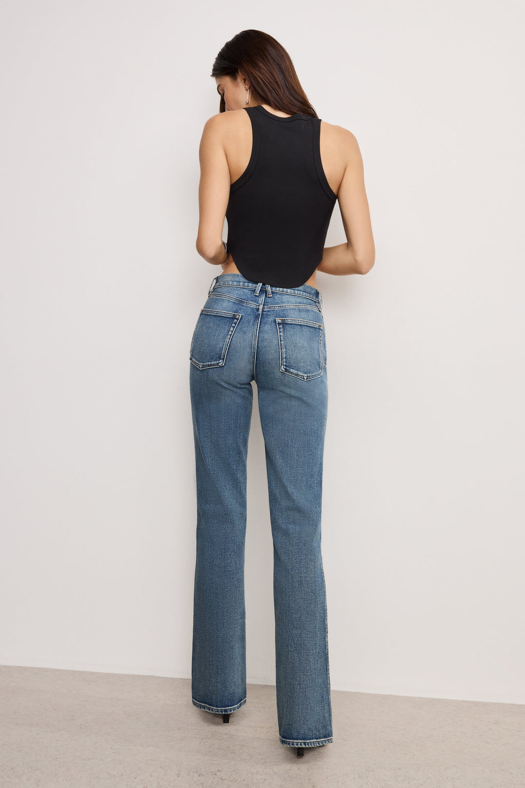 Luxury GOOD COWBOY BOOTCUT JEANS INDIGO783