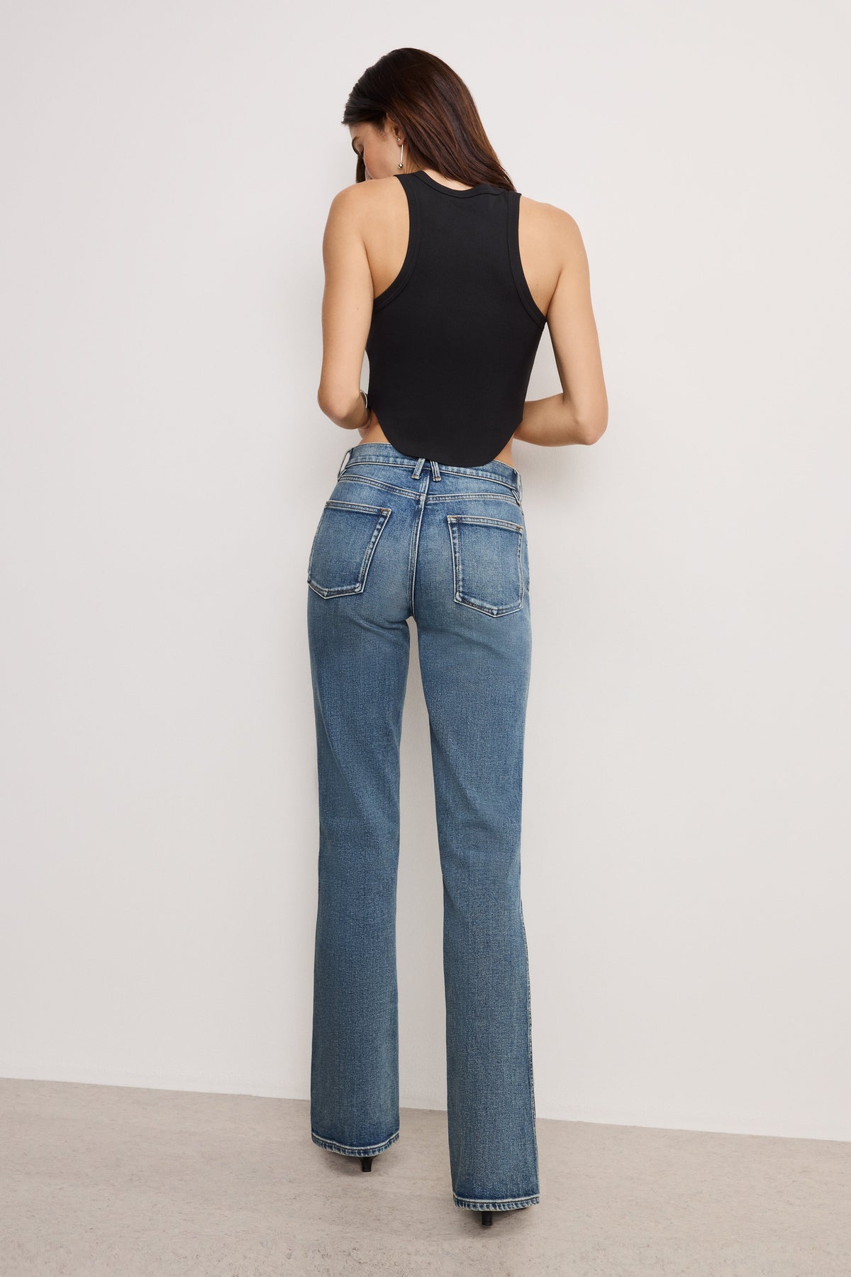 Luxury GOOD COWBOY BOOTCUT JEANS INDIGO783