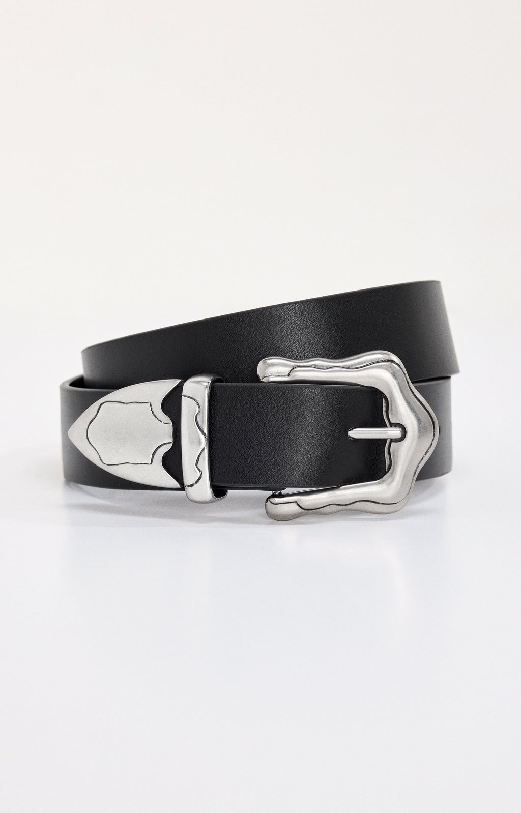 Luxury CLASSIC WESTERN BELT BLACK001