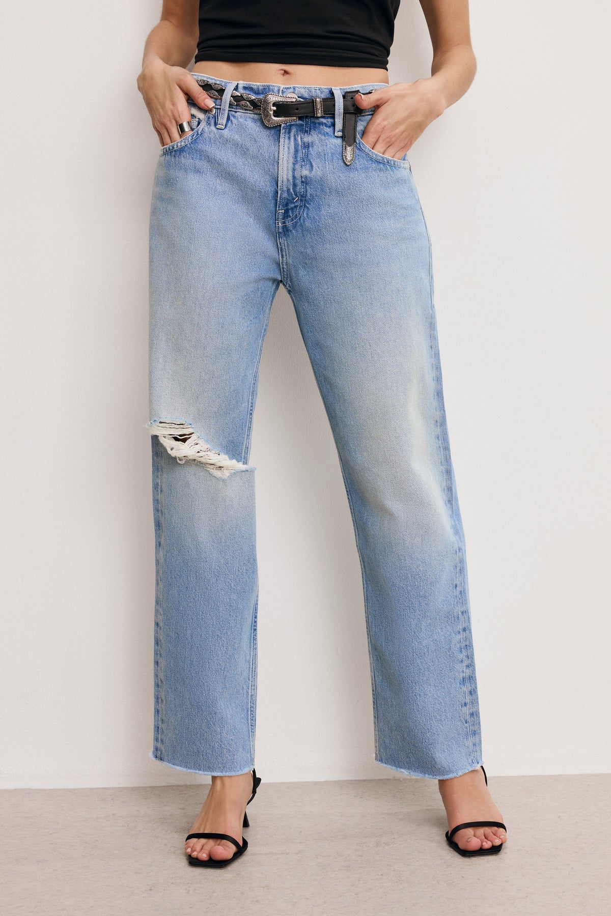 Luxury GOOD RELAXED STRAIGHT JEANS INDIGO887