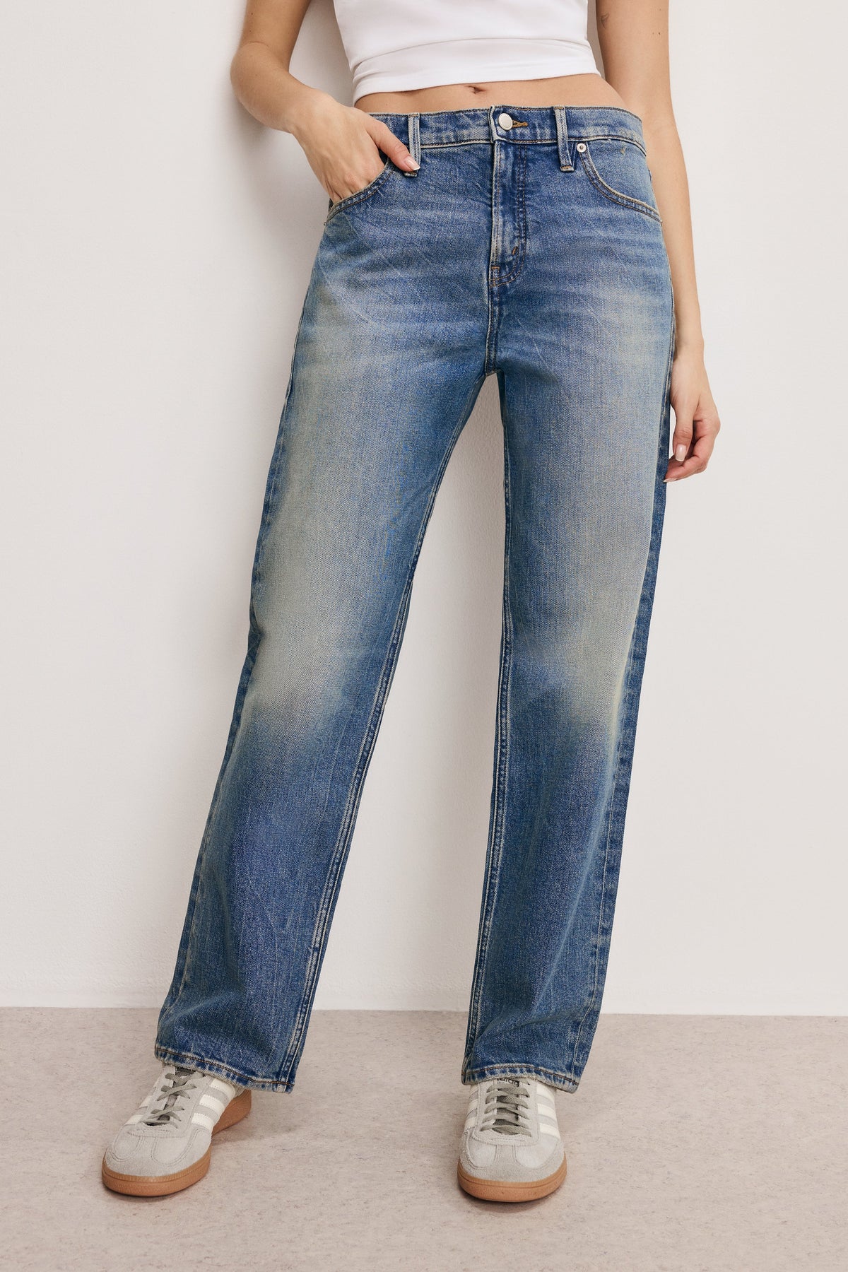 Luxury GOOD RELAXED STRAIGHT JEANS INDIGO868