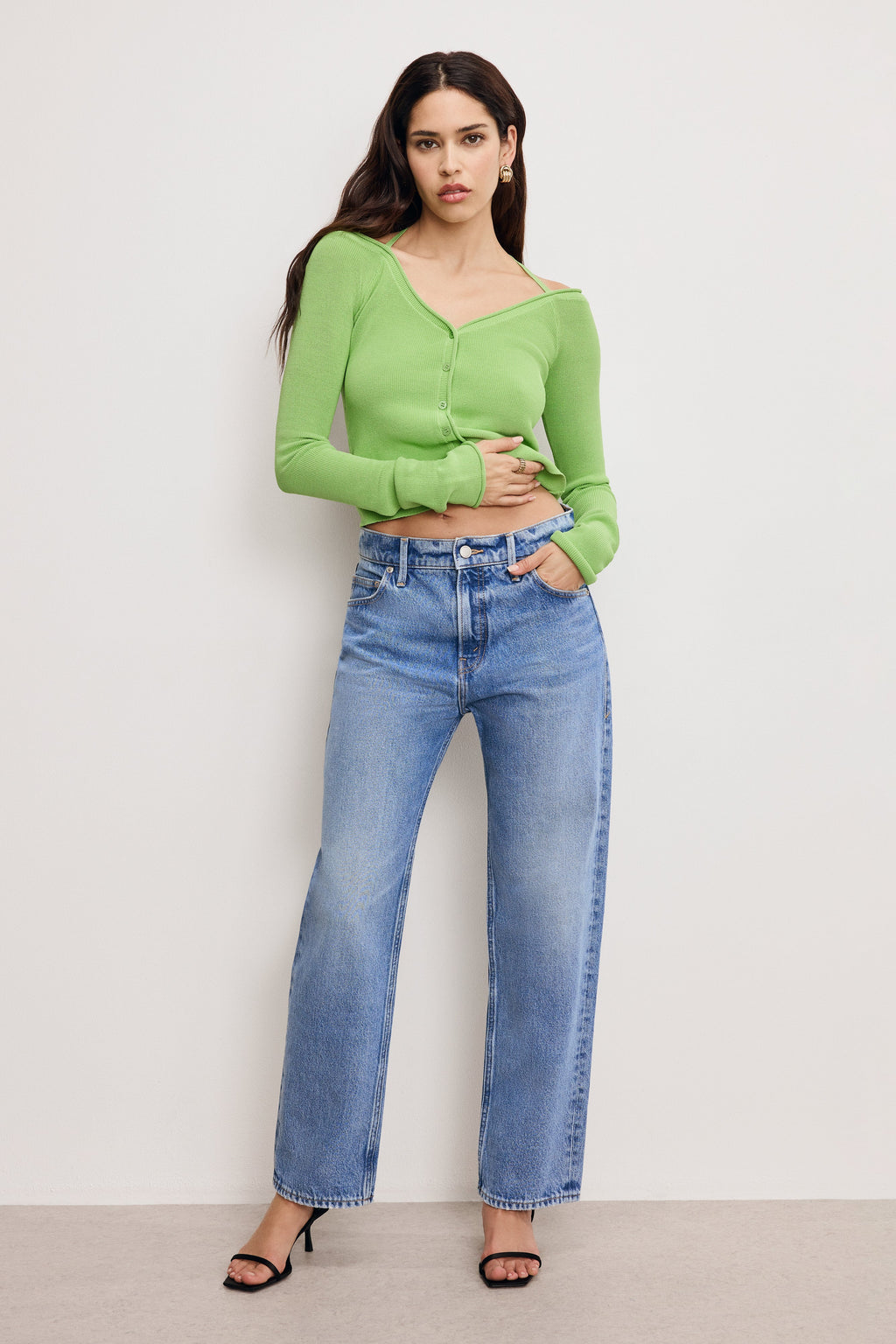 Luxury GOOD RELAXED STRAIGHT JEANS INDIGO885