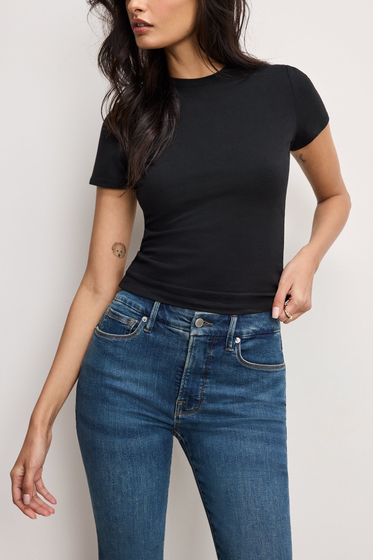 Luxury GOOD LEGS FLARE JEANS LONG BLUE004