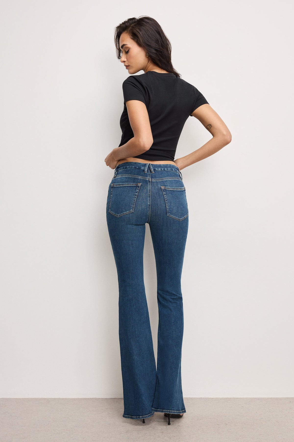 Luxury GOOD LEGS FLARE JEANS LONG BLUE004