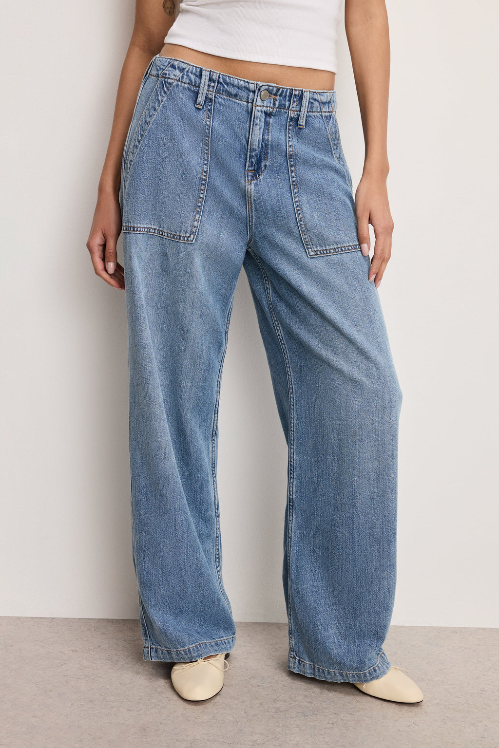 Luxury LITE LINEN DENIM PANTS INDIGO786