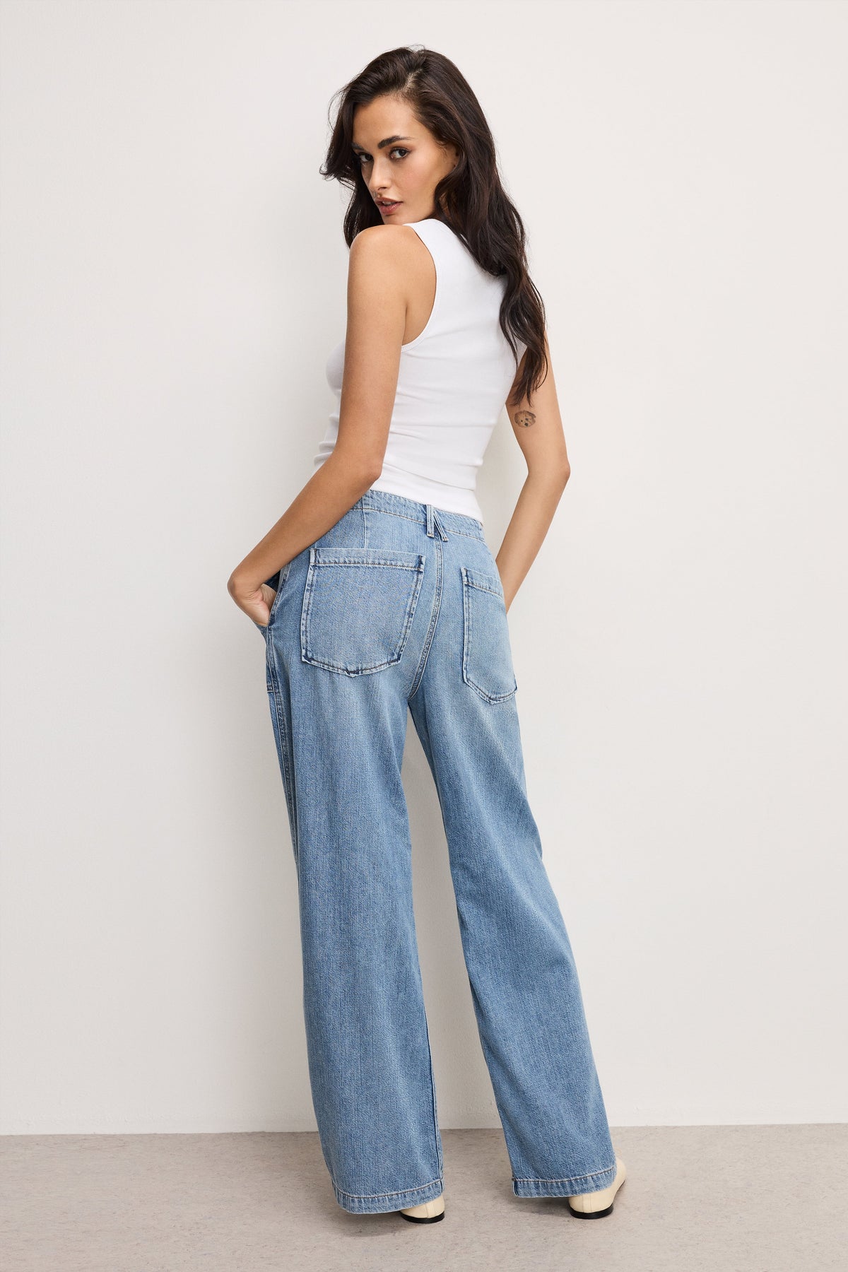 Luxury LITE LINEN DENIM PANTS INDIGO786