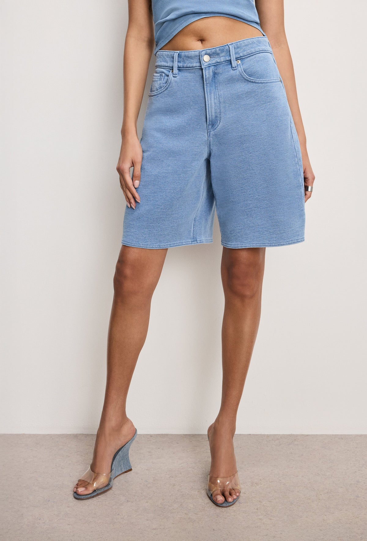 Luxury JEANIUS GOOD EASE BERMUDA SHORTS INDIGO586