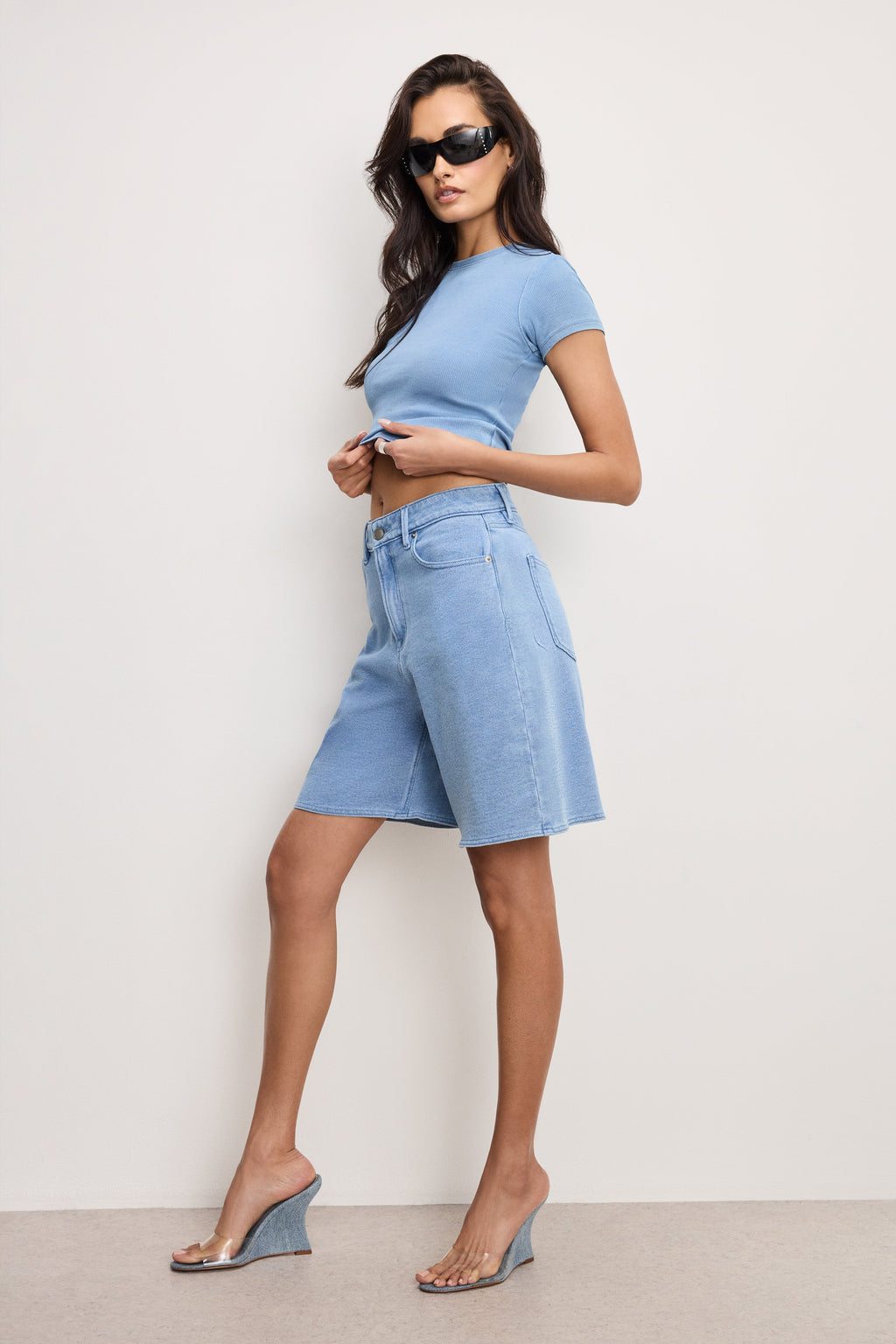 Luxury JEANIUS GOOD EASE BERMUDA SHORTS INDIGO586