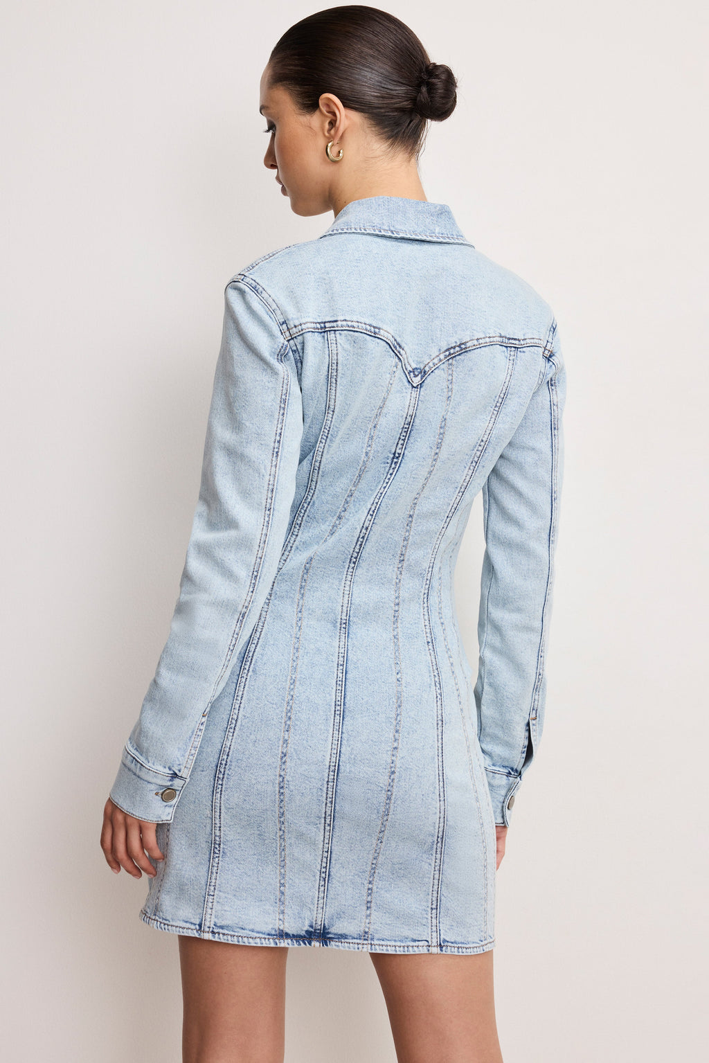 Luxury DOLLY DENIM CORSET DRESS INDIGO1022