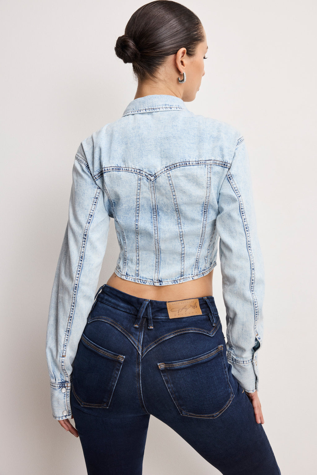 Luxury DOLLY DENIM CORSET SHIRT INDIGO1021