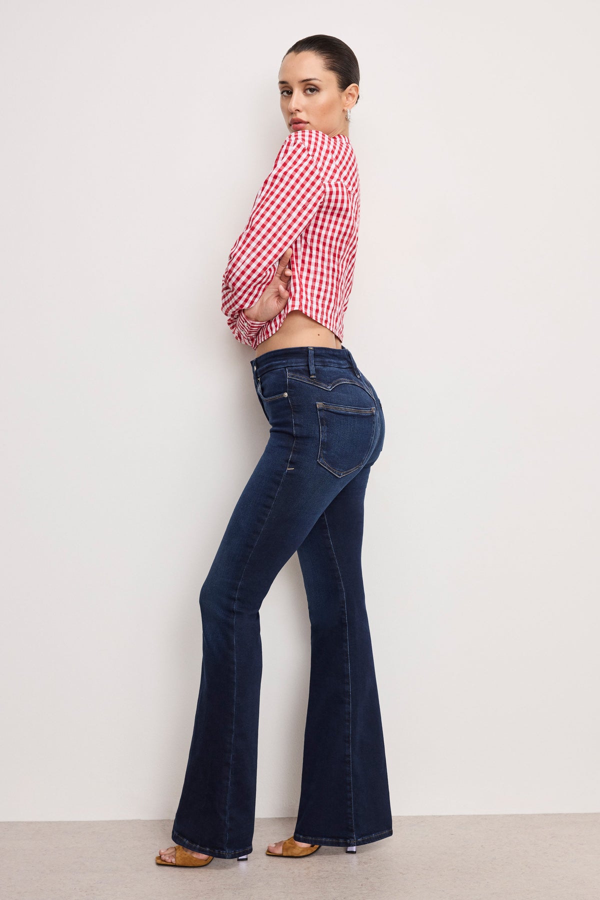 Luxury DOLLY JOLEANS FLARE JEANS INDIGO1020