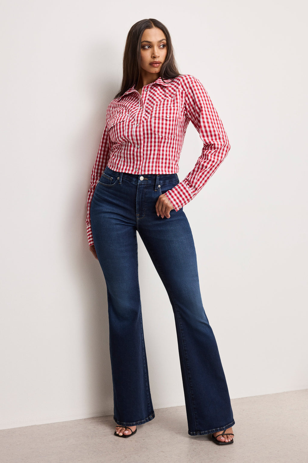 Luxury DOLLY JOLEANS FLARE JEANS INDIGO1020