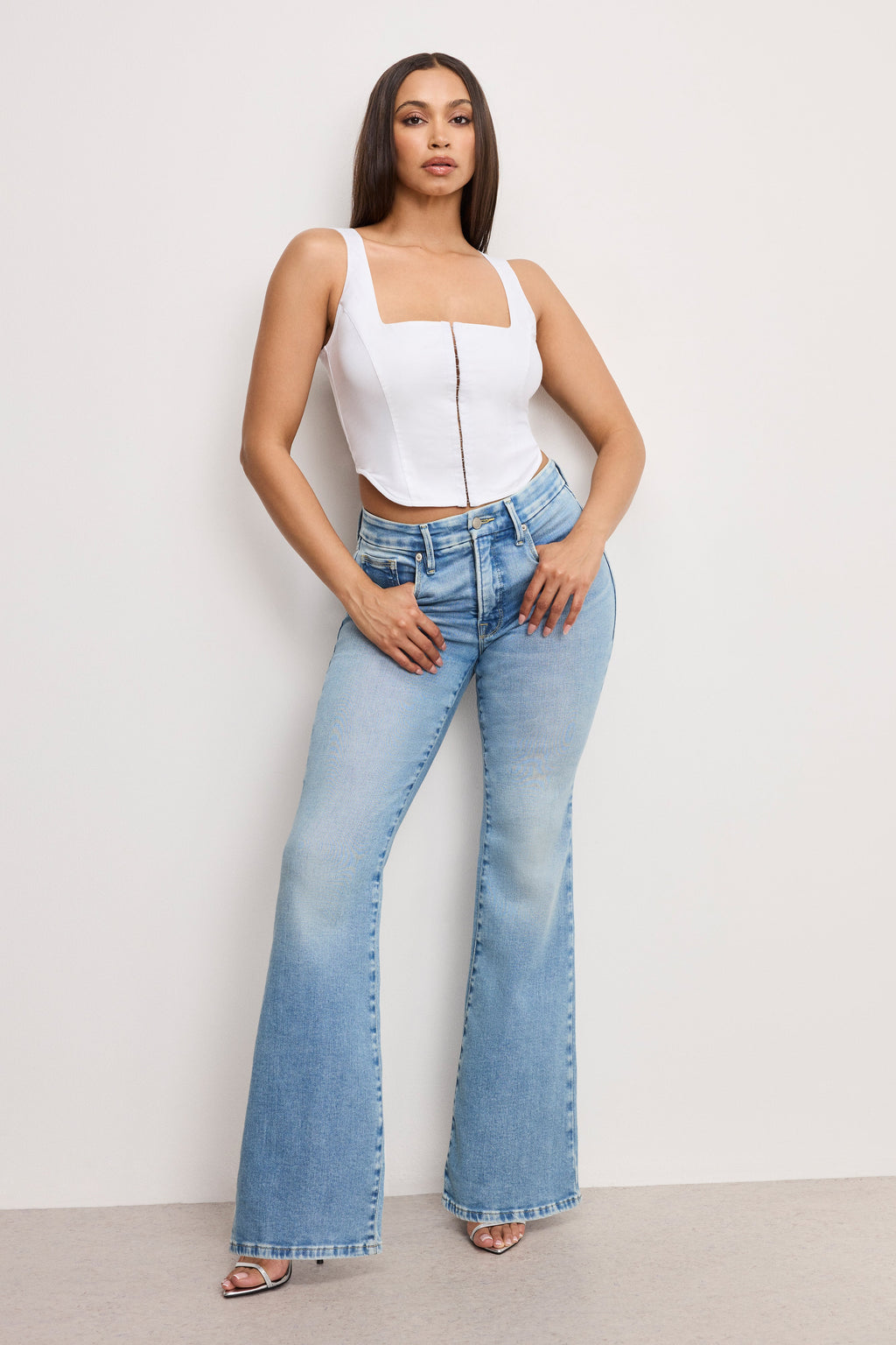 Luxury DOLLY POPLIN BUSTIER WHITE001