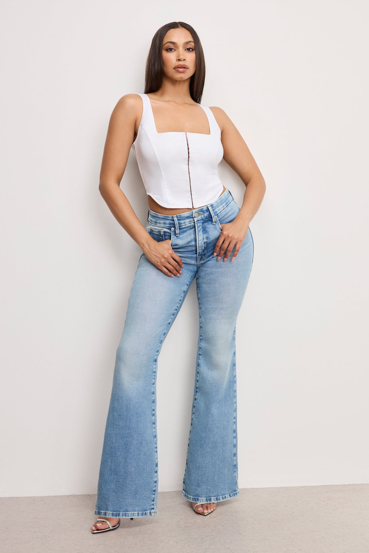 Luxury DOLLY POPLIN BUSTIER WHITE001