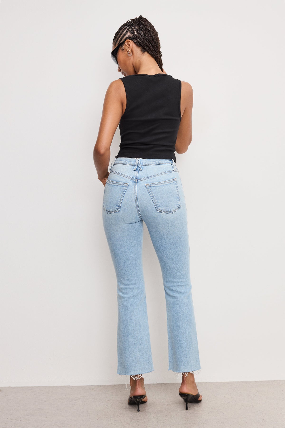 Luxury GOOD KICK FLARE JEANS INDIGO954