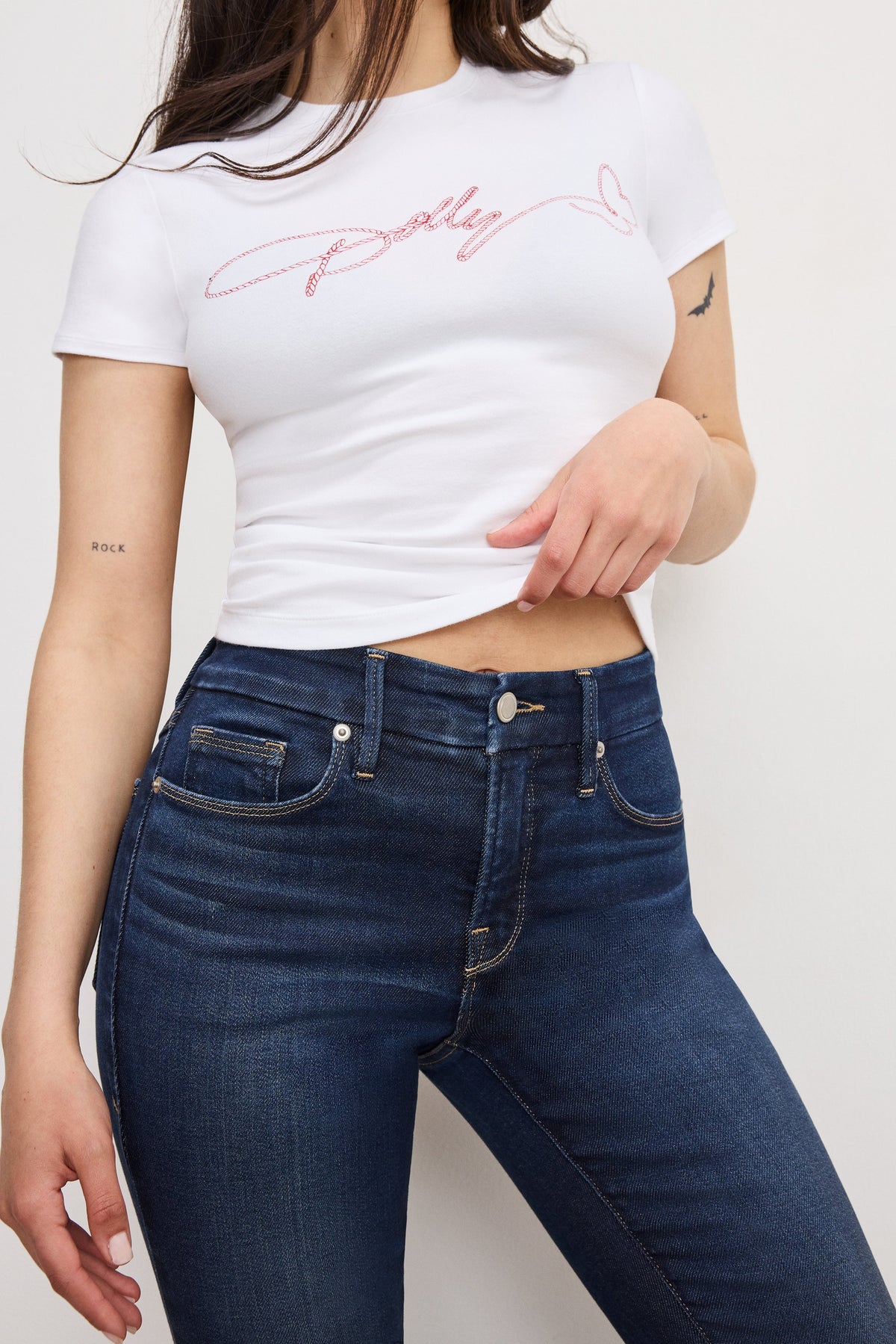 Luxury DOLLY JOLEANS PETITE FLARE JEANS INDIGO1020