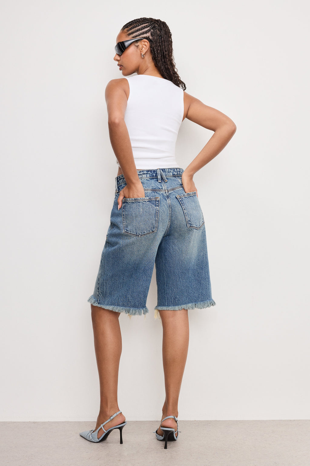 Luxury GOOD EASE BERMUDA SHORTS INDIGO808