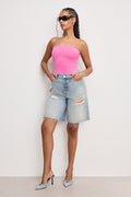 Luxury SCULPTING CORSET STRAPLESS BODYSUIT BERRY SORBET010