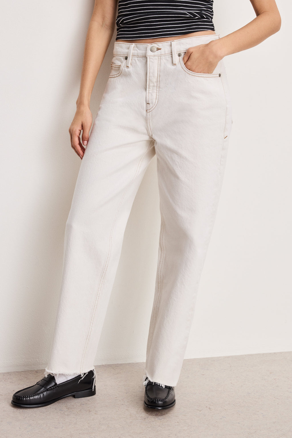 Luxury GOOD RELAXED STRAIGHT JEANS PEARL001