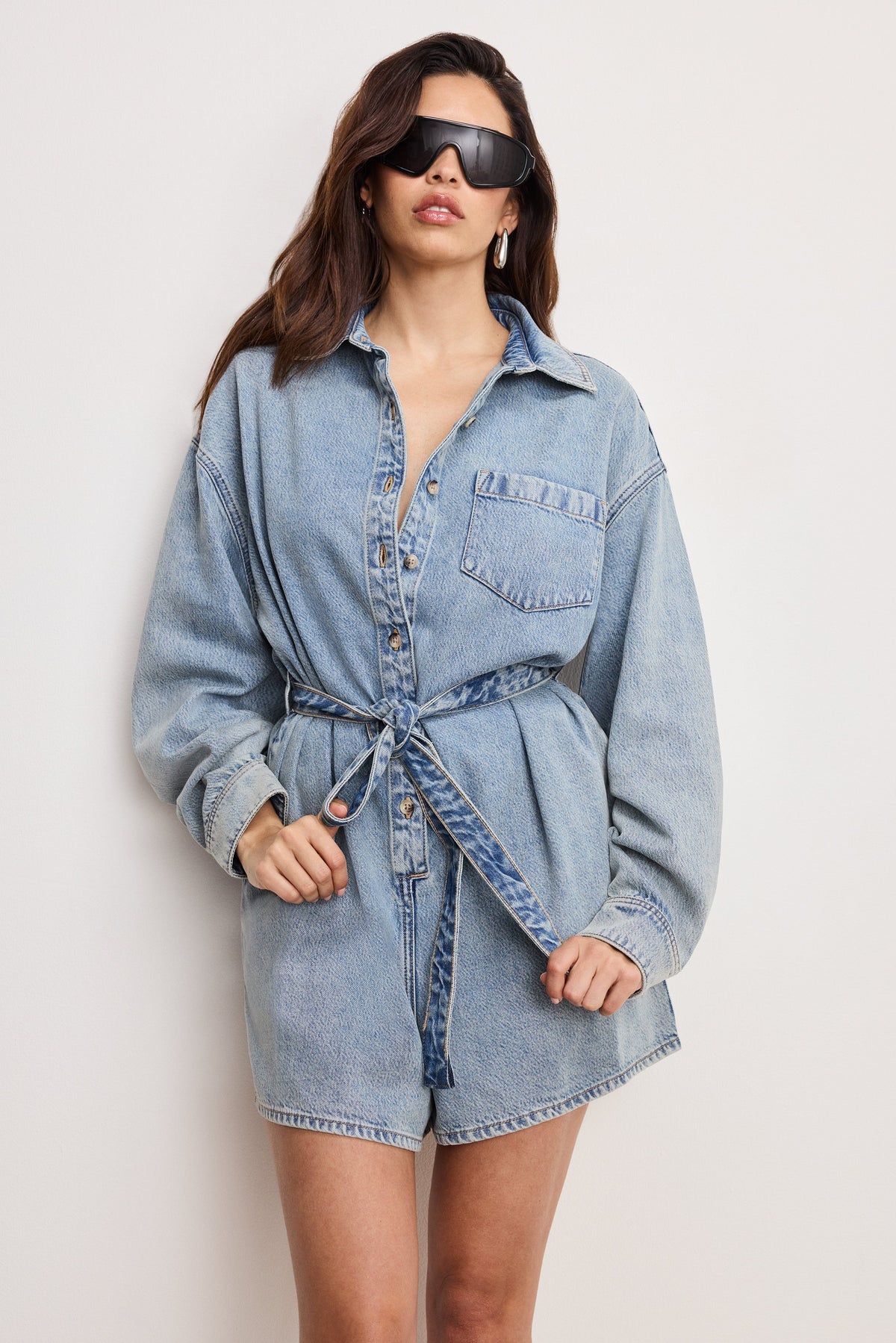 Luxury WEIGHTLESS DENIM ROMPER INDIGO793