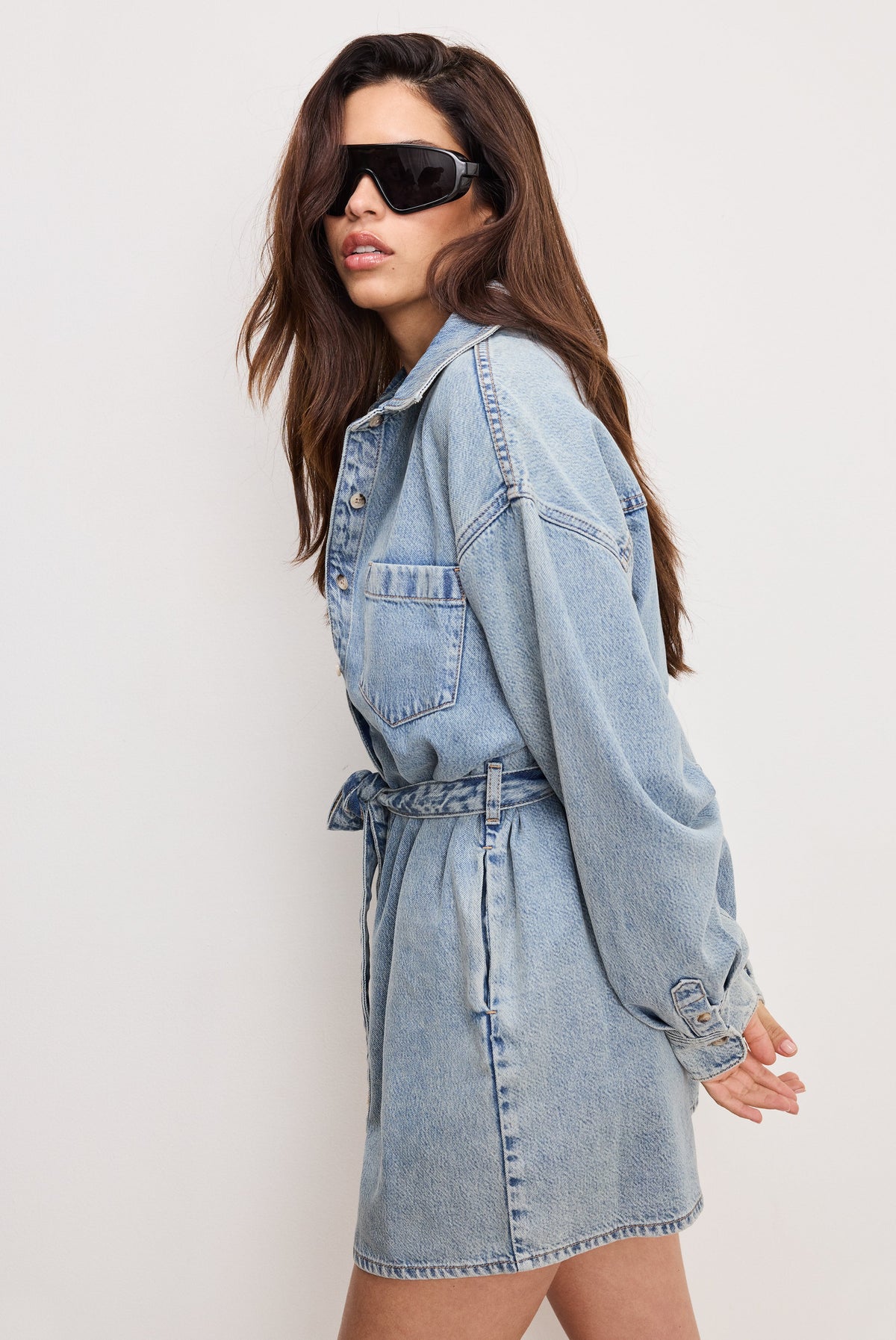Luxury WEIGHTLESS DENIM ROMPER INDIGO793