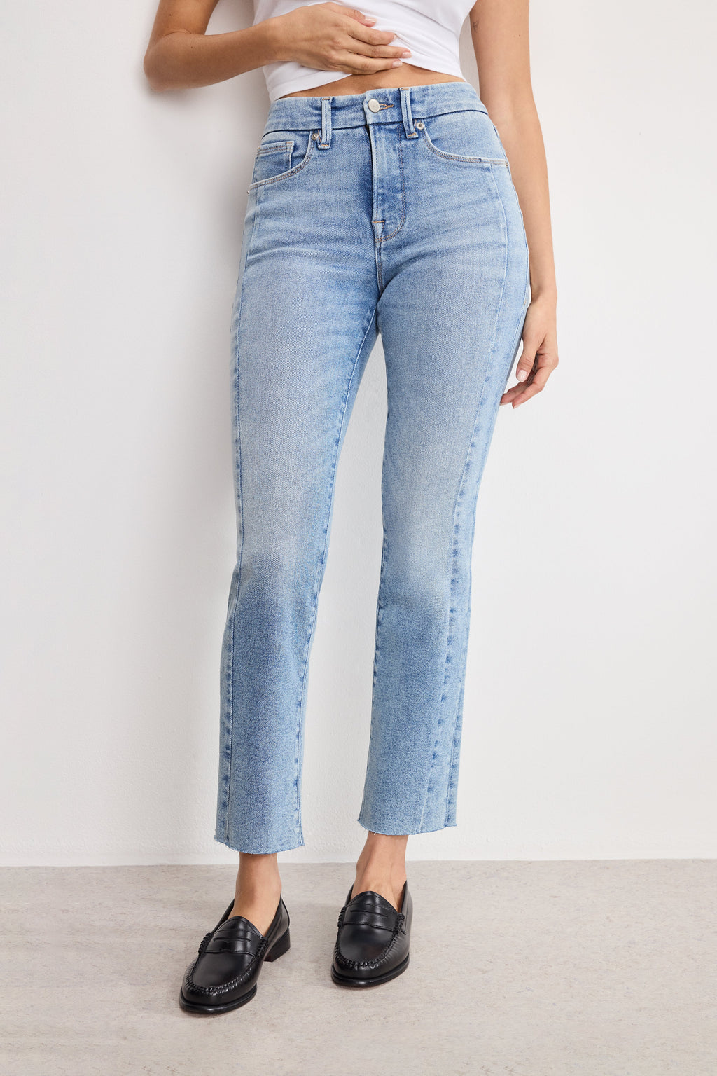 Luxury SOFT TECH GOOD LEGS STRAIGHT JEANS INDIGO799
