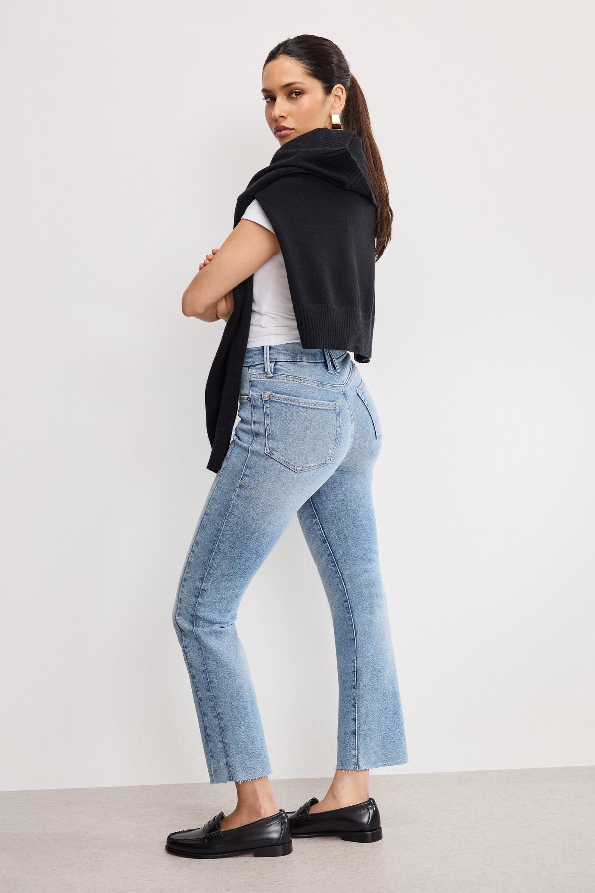 Luxury SOFT TECH GOOD LEGS STRAIGHT JEANS INDIGO799