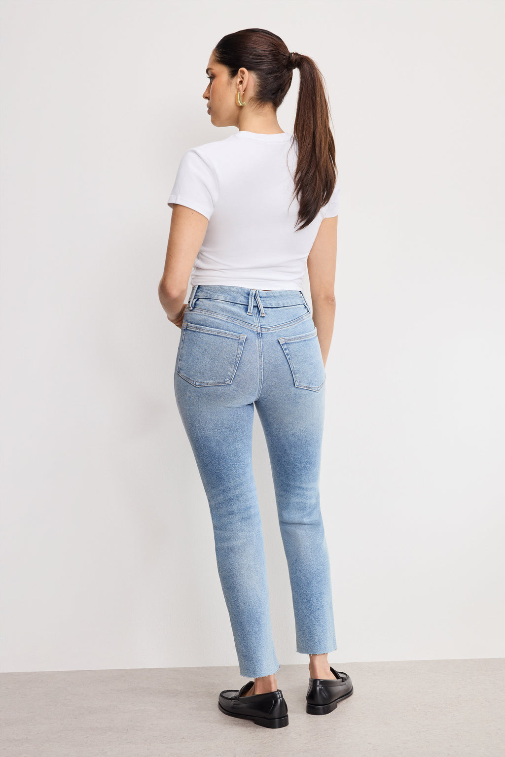 Luxury SOFT TECH GOOD LEGS STRAIGHT JEANS INDIGO799