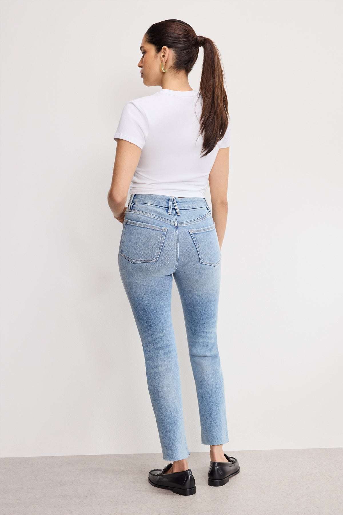 Luxury SOFT TECH GOOD LEGS STRAIGHT JEANS INDIGO799