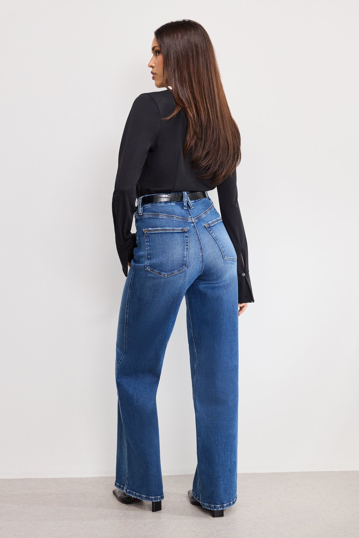 Luxury SOFT TECH GOOD SKATE WIDE LEG JEANS INDIGO891