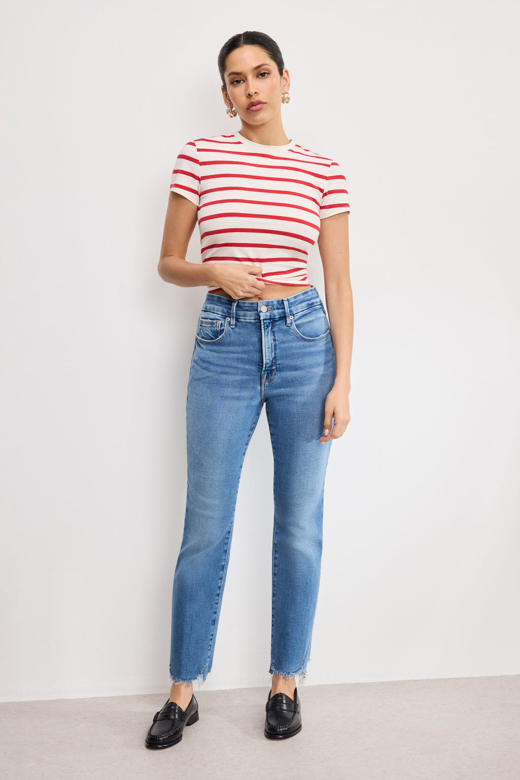 Luxury SOFT TECH GOOD LEGS STRAIGHT JEANS INDIGO514