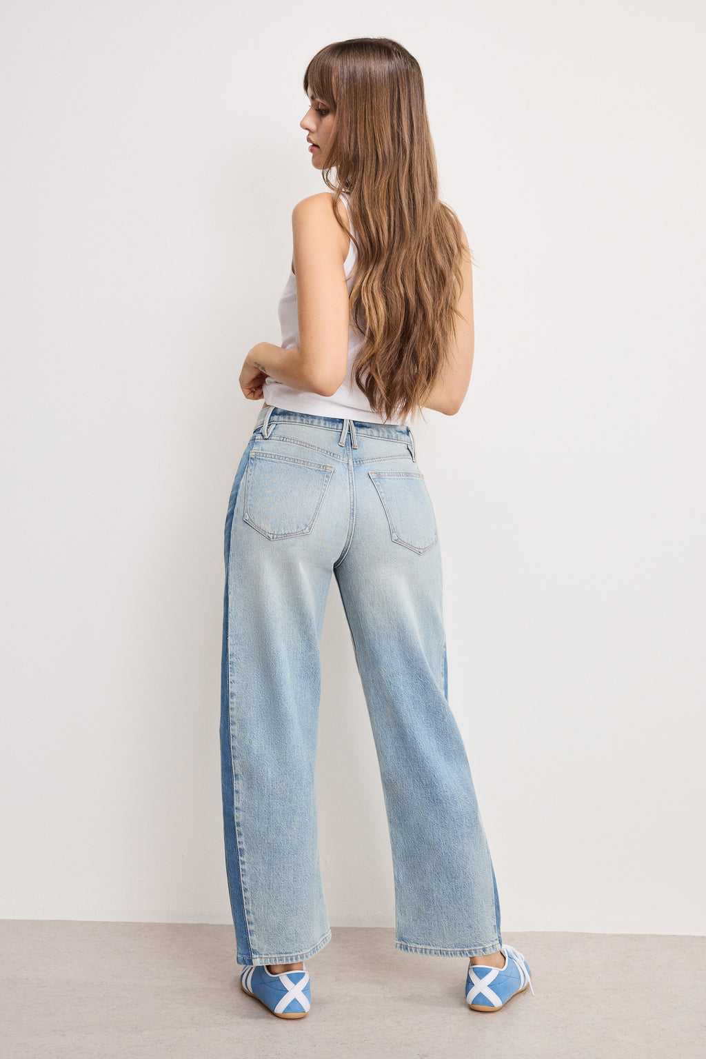 Luxury GOOD BARREL JEANS INDIGO932
