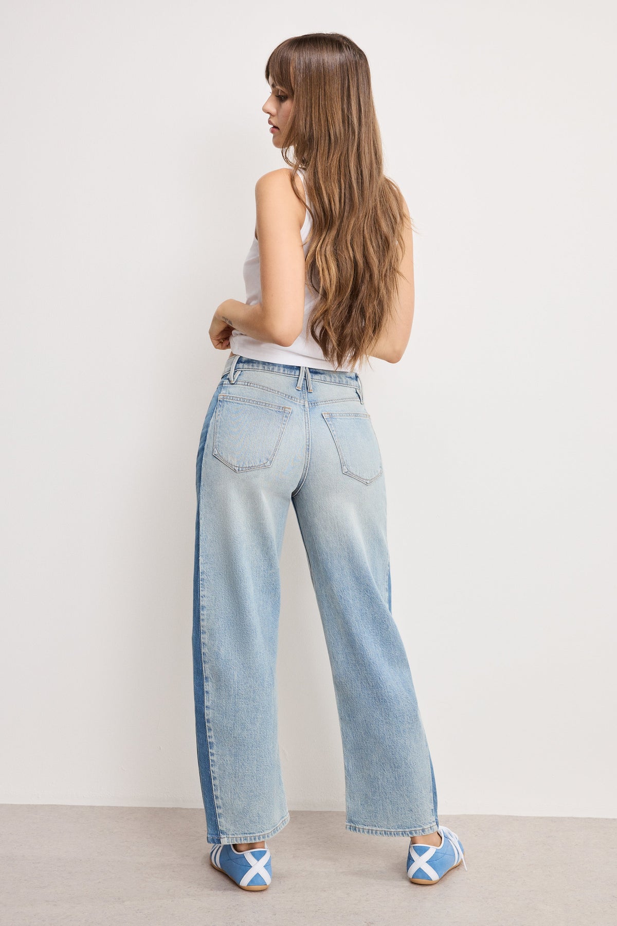 Luxury GOOD BARREL JEANS INDIGO932