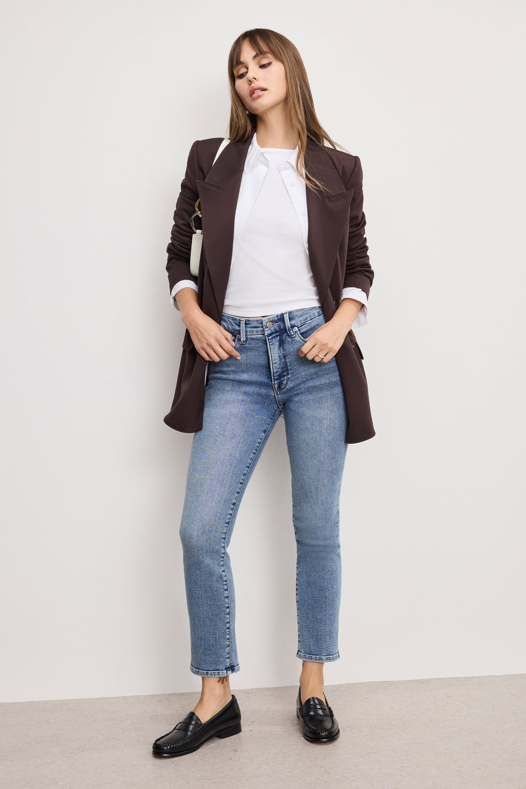 Luxury GOOD LEGS STRAIGHT JEANS INDIGO988