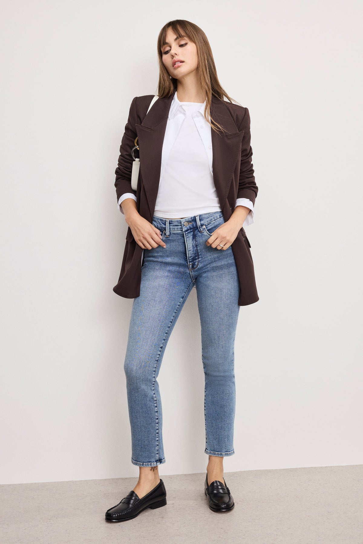 Luxury GOOD LEGS STRAIGHT JEANS INDIGO988