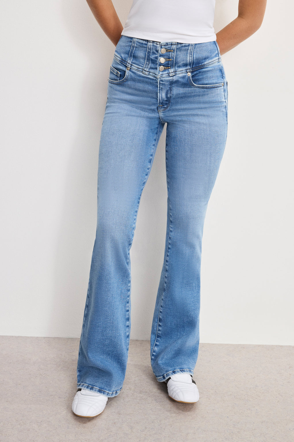 Luxury DOLLY CORSET JEANS INDIGO1090